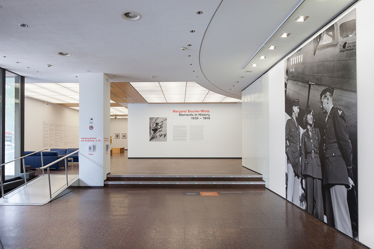 Blick in die Ausstellung Margaret Bourke-White