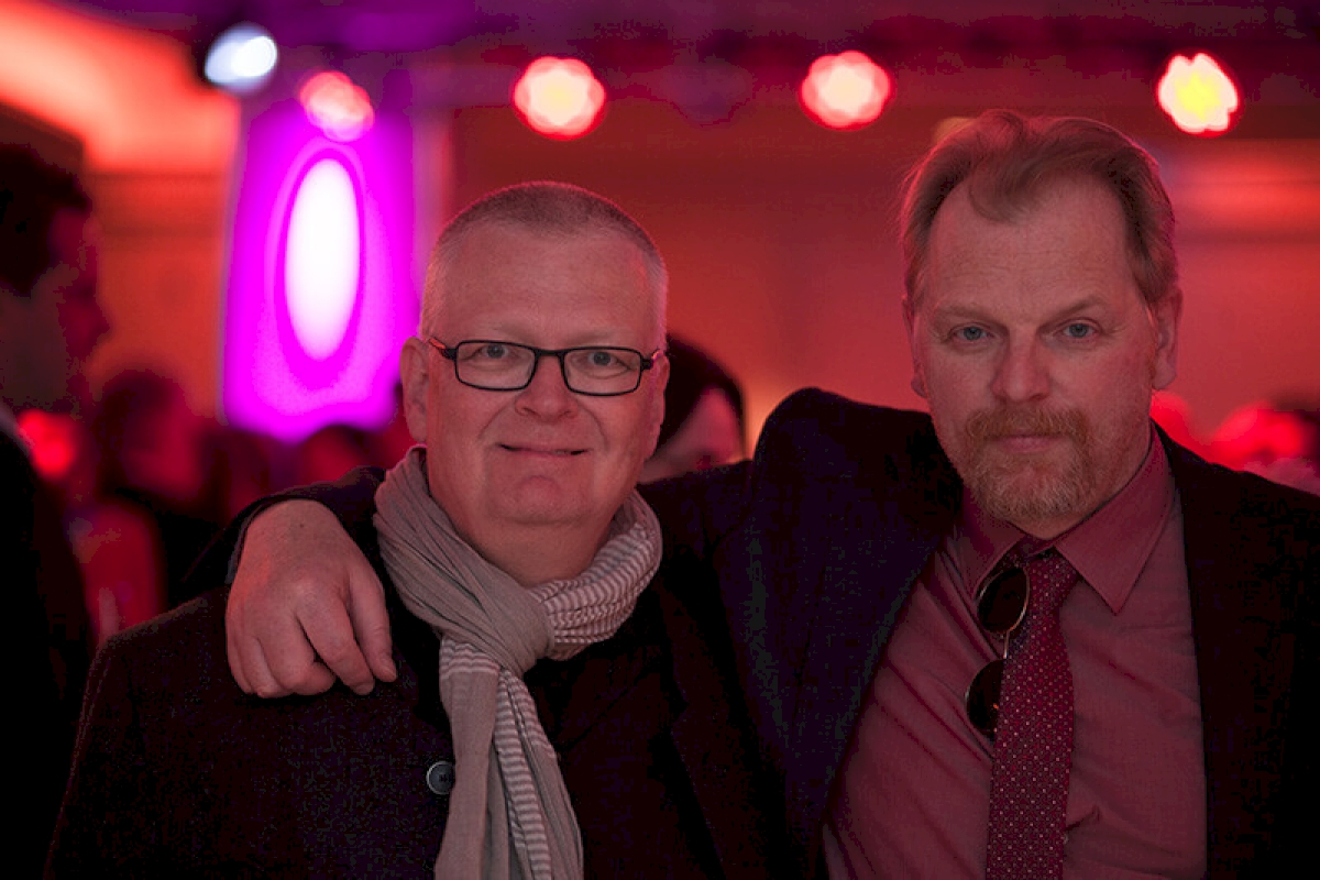 Florian Ganslmeier (Münchener Kammerorchester) und Tobias PM Schneid (Komponist) © DOK.fest