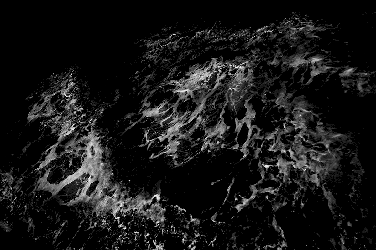 The Mediterranean sea at night near the Libyan coast, 2015 © Paolo Pellegrin/Magnum Photos