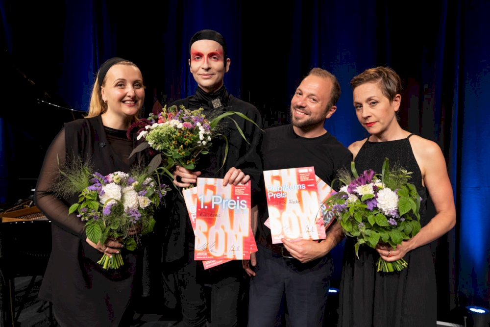 v.l.n.r. Lidia Kalendareva, Enno Kraus, Michael Gumpinger und Anna Veit | Foto © Astrid Ackermann