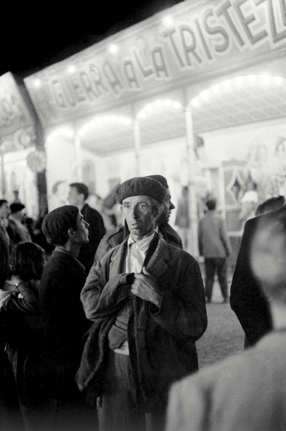 SPAIN. Pamplona. Fairground. During the festival of San Fermin. 1954. © Inge Morath / Magnum Photos / courtesy CLAIRbyKahn