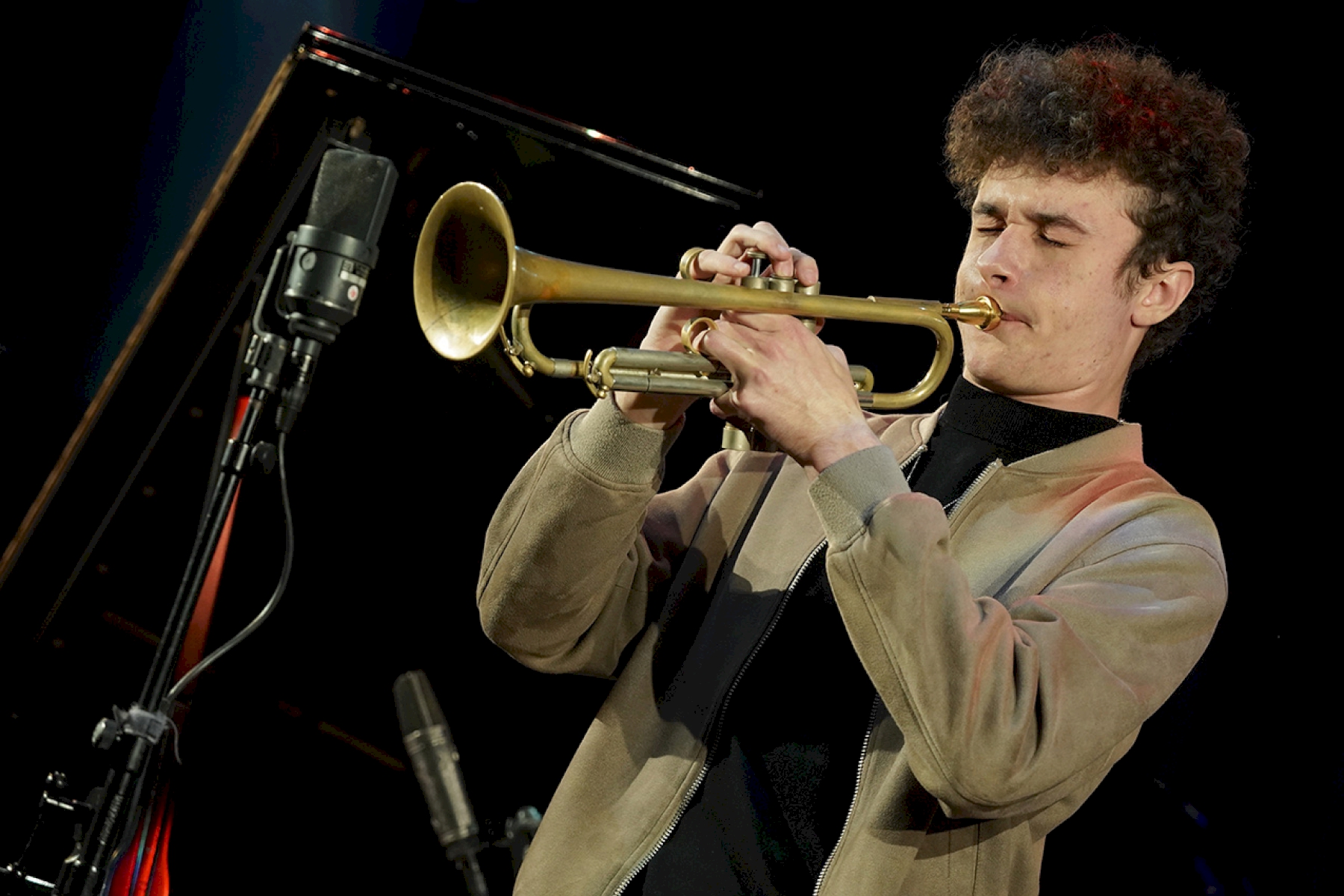Der Solistenpreis 2022 ging an Jakob Bänsch. Foto: mucjazz Der Solistenpreis 2022 ging an Jakob Bänsch. Foto: mucjazz